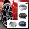 4 Stück 54mm/56mm/60mm Für Ford Original-Radkappen Auto-Radnabenabdeckungen Dekorationsaufkleber ABS Auto-Radkappen Emblem Ersatz