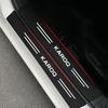 Car Door Sill Carbon Fiber Sticker Threshold Side Anti Scratch Tape Waterproof Decal for Skoda KAROQ Car Styling