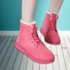 Women's Winter Snow Boots Warm Flat Bottom Large Size Platform Lace Ladies Shoes 2019 Ankle Boots