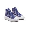 Converse Chuck Taylor All Star Move Platform High GS Feathers Kids Sneakers Purple Dark-Purple-Dust Royal-Pulse A01515C