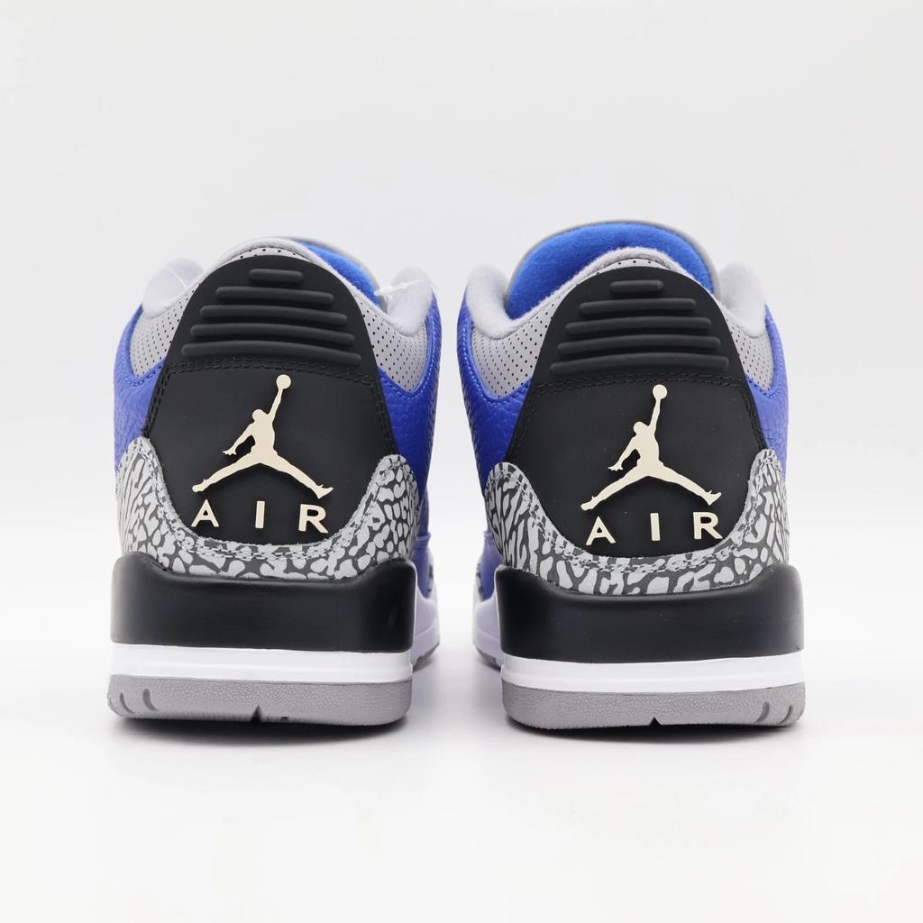 CT8532-400 Nike Air Jordan 3 Retro Varsity Royal Cement Signal Blue Grey (Men's)