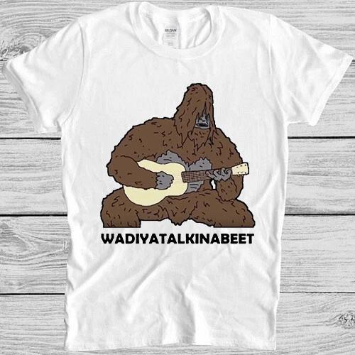 Sassy The Sasquatch Guitar Big Foot Lez Show Joke Funny Gift Tee T Shirt M1196 XS
