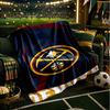 Denver Basketball Team Blanket Lightweight Flannel Bedding Blanket Perfect for Travel, Camping, Living Rooms, Offices, Sofas, Fan Christmas gift
