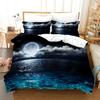 3D Print Beach Scenery Comfortable Duvet Quilt Cover Pillowcase Bedding Set Children Bedroom Decoration Home Textile