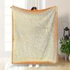 JIT 1 Pc Bread Slice Design Printed Flannel Blanket 2D Flat Print Unique Home Decor Bedroom Bed Throw Warm Quirky Stylish