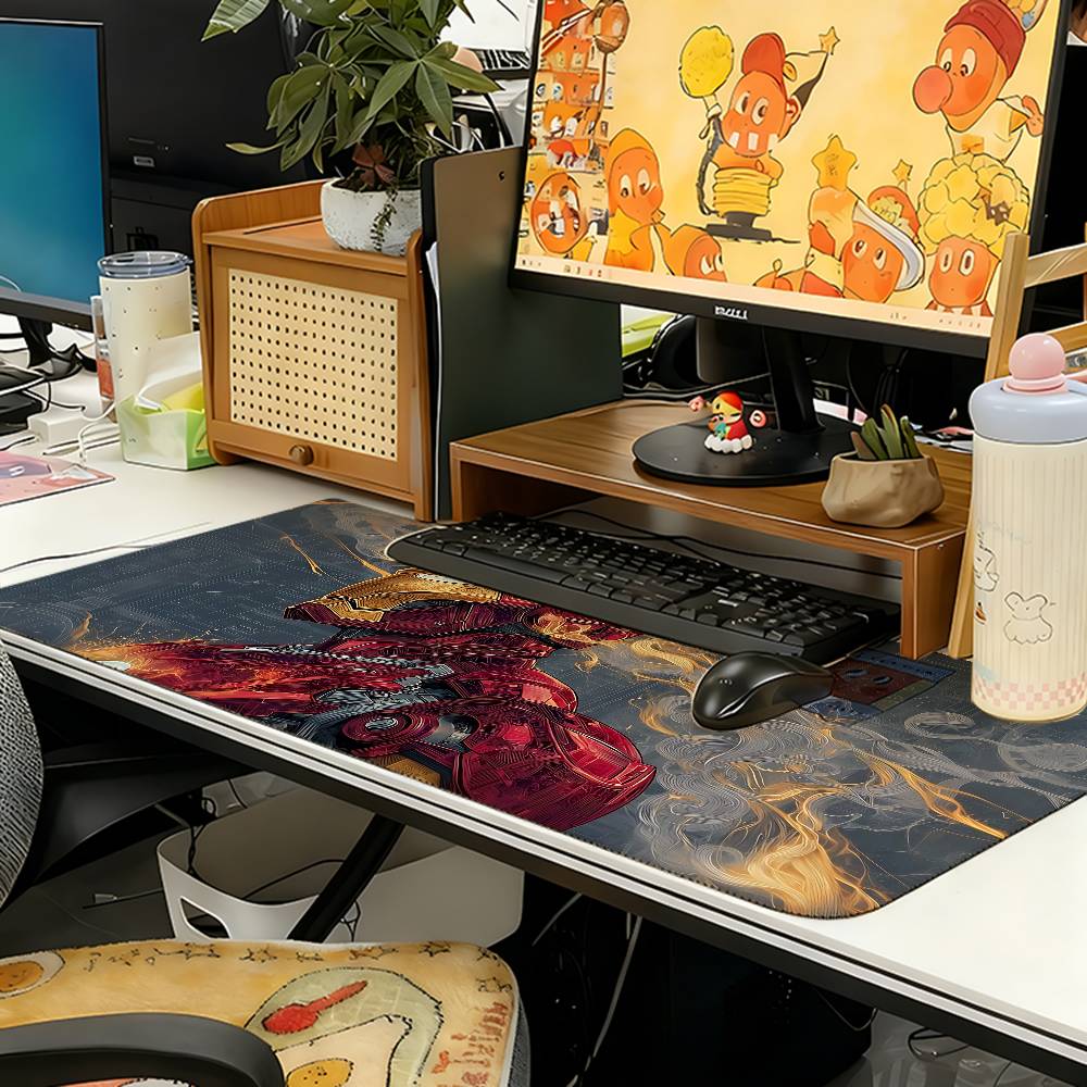 TV I-Irons Mans Mouse Pad Computer Mat Deskpad Laptop Keyboard Mat Office Large Landscape Mousepad
