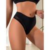 1pcs Mid Waist Sexy Women's Panties Hollow Out Breathable Comfortable Female Underwear Lingerie Solid Fishnet Ladies Briefs