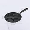 Egg Burger Frying Pan Nonstick Wooden Handle Multifunctional Kitchen Cookware for Pancake Burger Breakfast Universal Stove