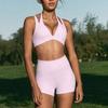Chen Shijie with chest pad quick-drying sports suit women's shock-proof back fitness suit hip lift and thin yoga suit suit