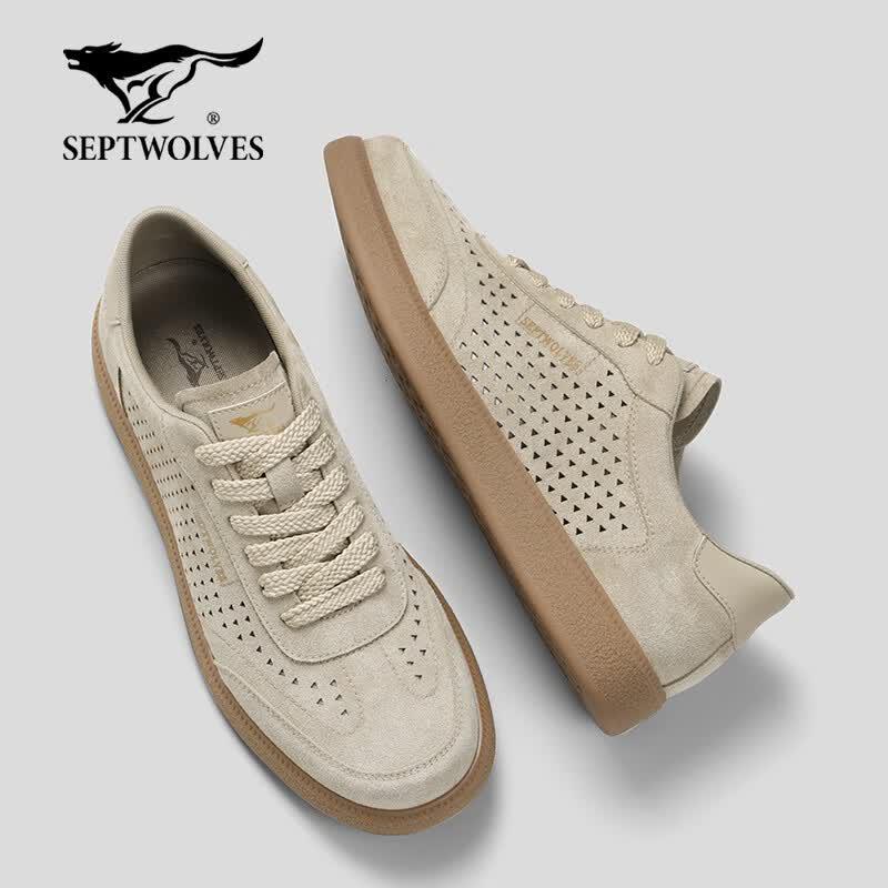 Sevenwolves Herren 2026 Sommer Perforierte Freizeit Low-Top Sneaker