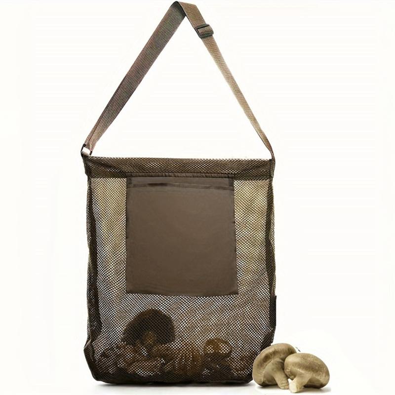 Outdoor Mushroom Harvesting Bag Large Capacity Harvest Mushroom Basket Garden Fruit Picking Bag Forage Durable Camping, Travel