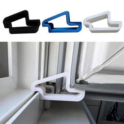Durable Plastic Door and Window Stopper Multi-use Easy Removal Window Door Wedge Track Lock Door Stops for Secure Window Closure