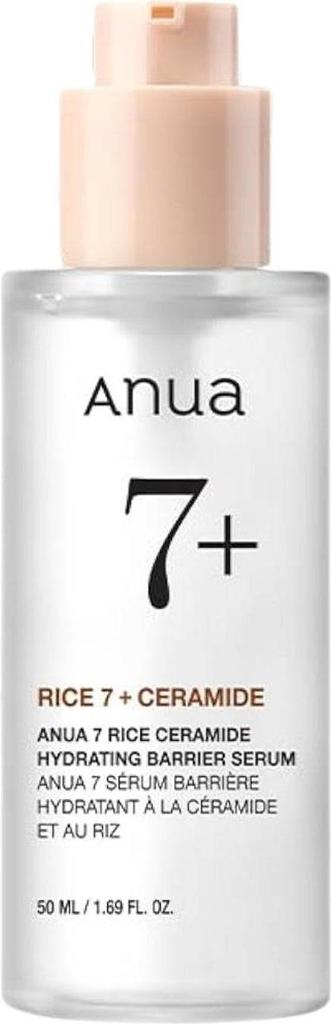 Anua, Rice 7+, Ceramide, Hydrating, Serum, For Face, 50 Ml