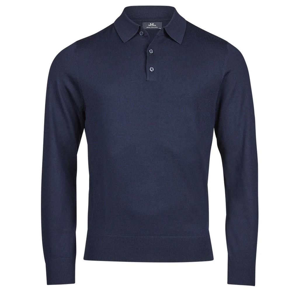 Tee Jays Mens Knitted Polo Shirt