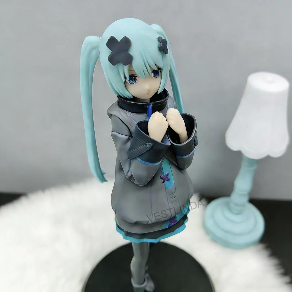 Hatsune Miku Model 21CM Toy Closed Window World Animation Surrounding Decoration Doll Toys Otaku Model Collection Christmas Gift