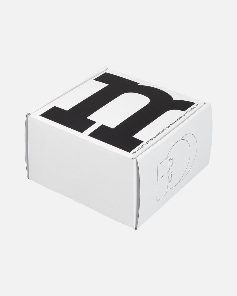 Marimekko Pair Set Mug 250ml Plate 20cm Cup Tableware Black X White Lacy Matte 071605 190 [item]