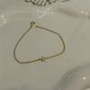 Su Chuang S925 Sterling Silber K-Gold Plated Stern Diamant Armband für Damen - Elegantes Design