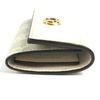 GUCCI 456118 logo GG 6 Key Case Key 6P Key Case PVC/Leather Beige