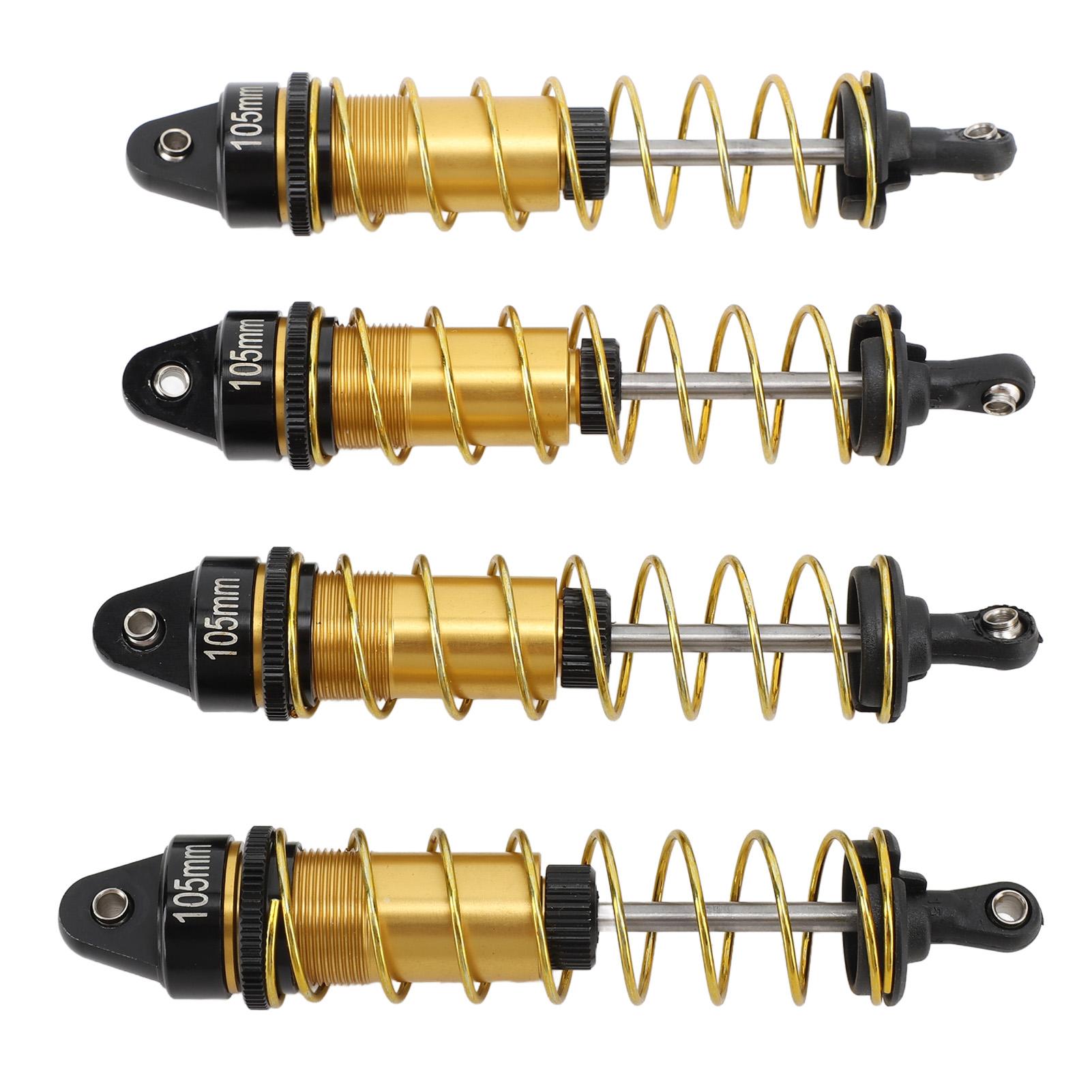 

4Pcs RC Shock Absorber for SCX10 Replacement Front Rear RC Shock Absorber Spring Damper for 110 RC