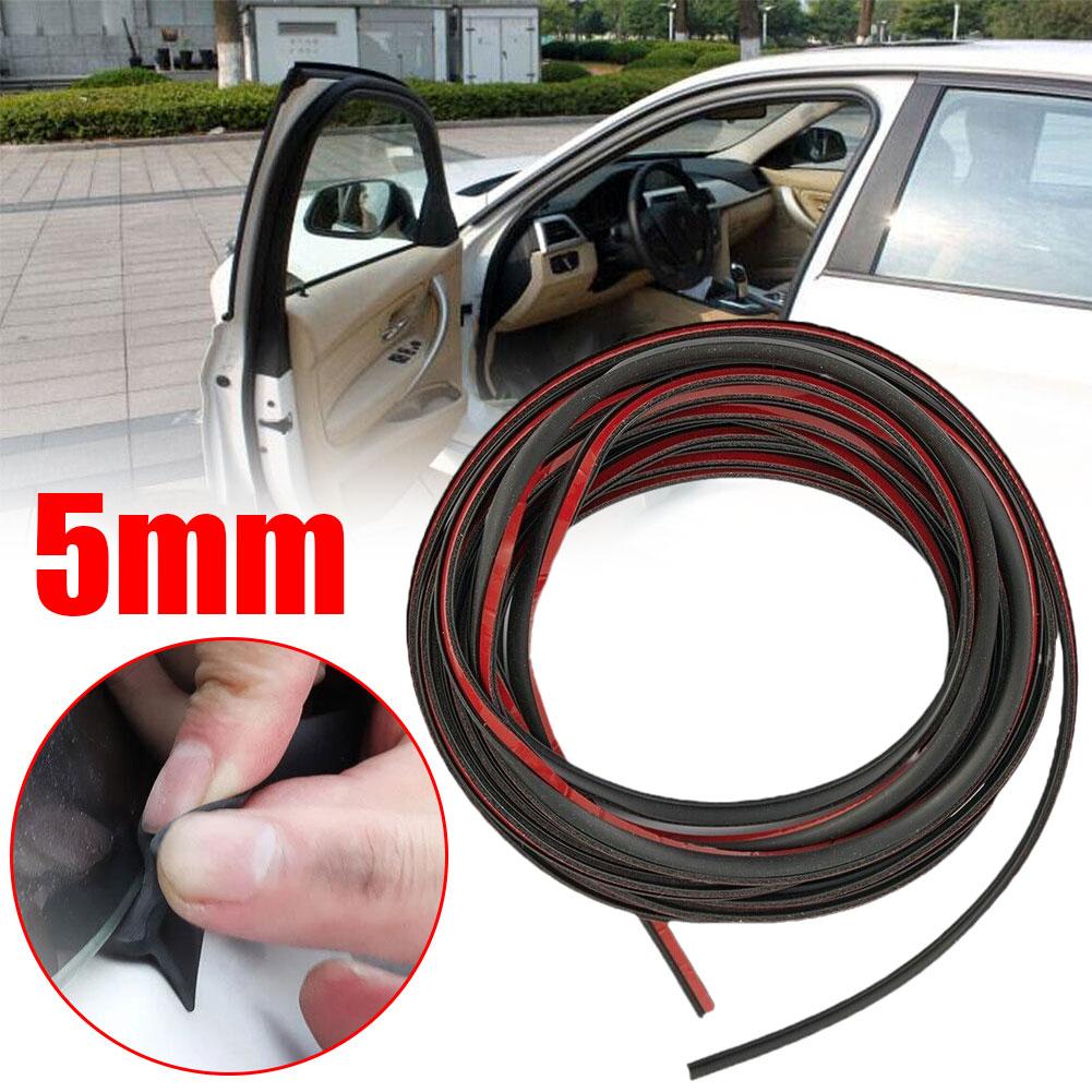 5m Rubber Car Seals Edge Sealing Strips Seal Strip Trim For Car Front Rear Bumper Side Skirt Weatherstrip Rubber Window Sea B3S2