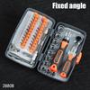 38 Pcs Torque Socket Wrench Set Household Ratchet Handle Wrench Combination Car Tool Set Hardware Manual Toolbox Screwdriver Set