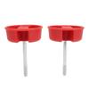 2PCS Bouton à Vis de Fixation Hard Top 1CJ57DX9 Bouton à Vis de Fixation de Panneau Hardtop Auto Remplacement pour Jeep Wrangler JK 2007