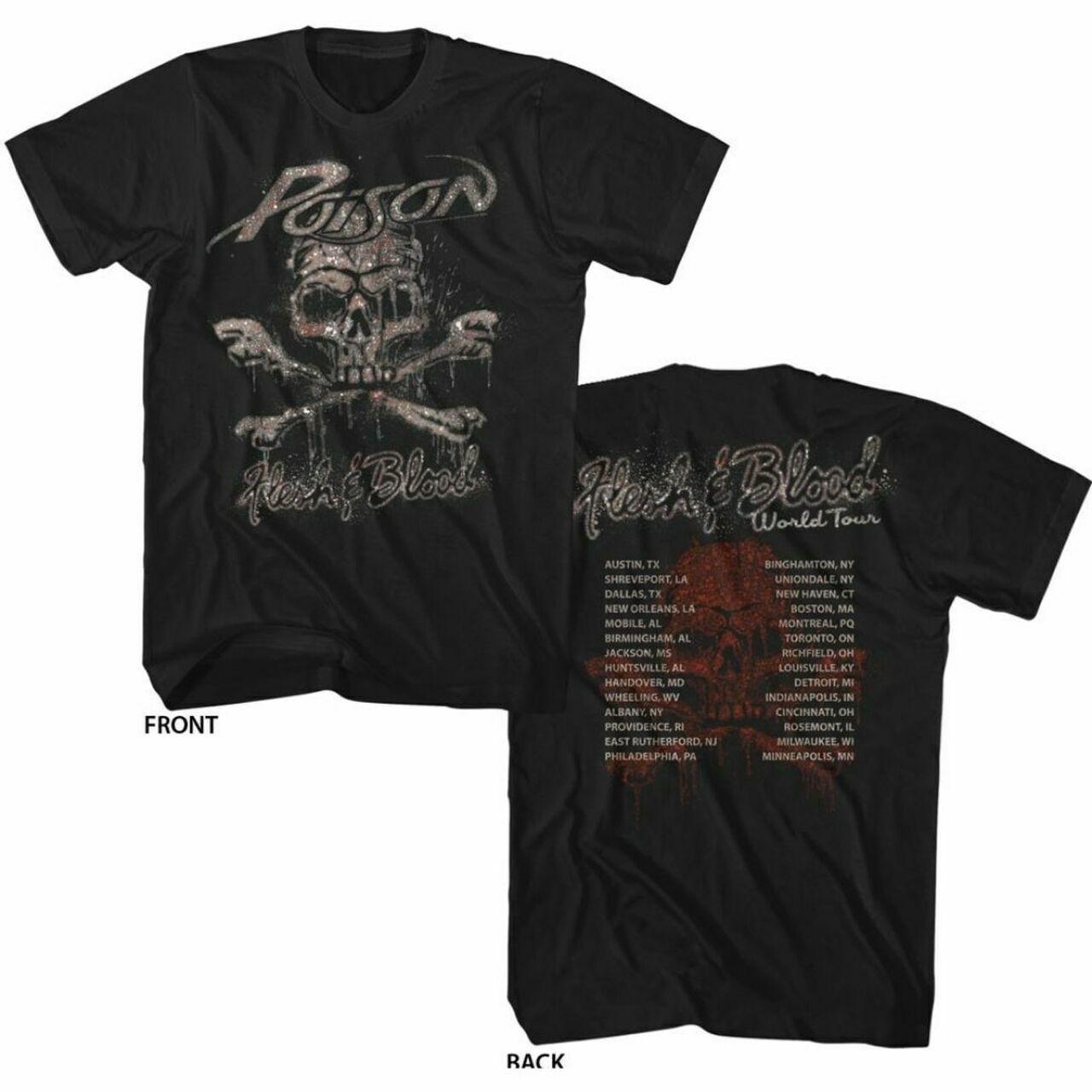 Poison Rock Band Music T-Shirt Unisex Gift For Fans All Size XXXXL