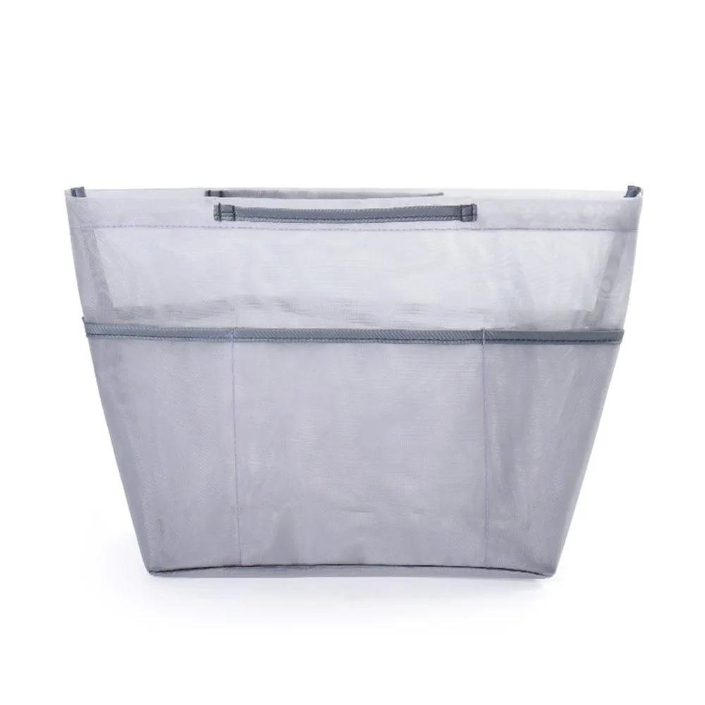 Nueva Bolsa Interior de Malla de Nylon Multibolsillo Gran Capacidad Bolsa de Revestimiento para Bolso Anticolapso Amplía Espacio Bolsa Organizadora de Inserción para Viaje