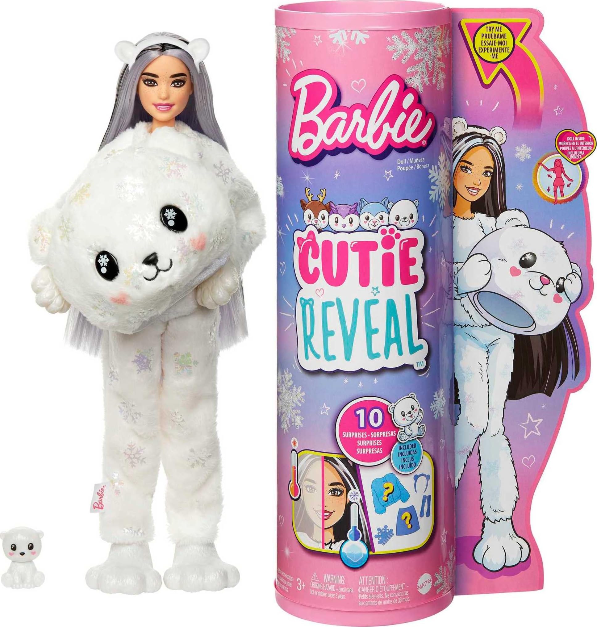 

Barbie Cute Kigurumi Barbie Polar Bear 3 and HJL64 Up! [Dress-Up Doll] [Ages Up]
