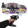 1:10 2.4G 4WD High Power LED Light Drift Racing Car Stunt Driving RC Electric Toy for KidDual