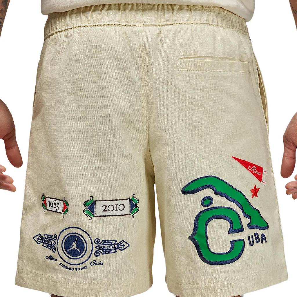 Jordan Sports Leisure Logo Embroidery Drawstring Casual Shorts Men Shorts FQ3807-203