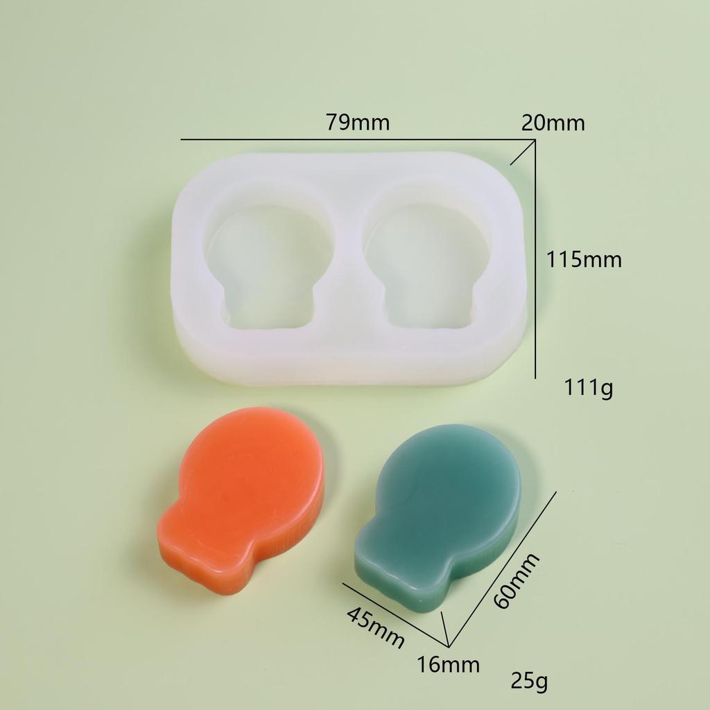 Internet Celebrity Cat Paw & Fruit Taiyaki Silicone Candle Molds