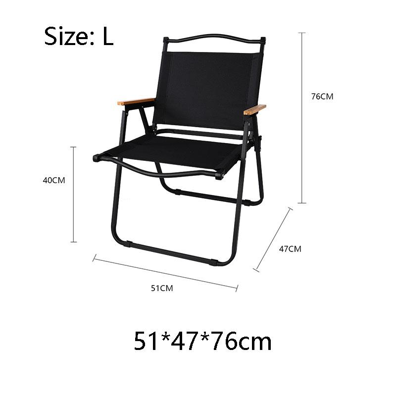 Aluminum Folding Chair Portable Camping Chair Heavy Duty Outdoor Picnic Chair Car Trunk Lightweight Chair for Beach Hiking