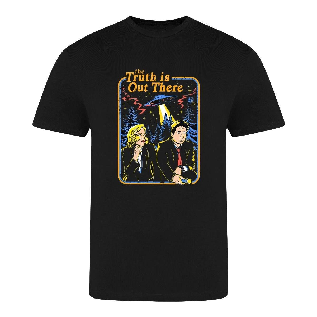 x files tv show Christmas birthday halloween funny gift t shirt 4XL
