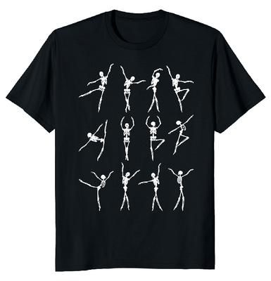 Skeleton Dancing Ballet Unisex T-shirt
