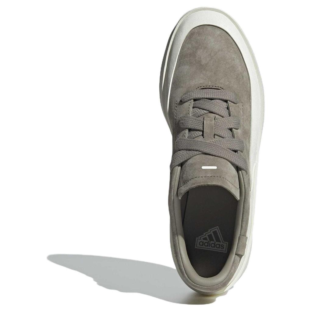 Adidas Labcourt Leather Fashion Versatile Non-Slip Durable Low-Top Skate Shoes Men Sneakers Brown White JS0556