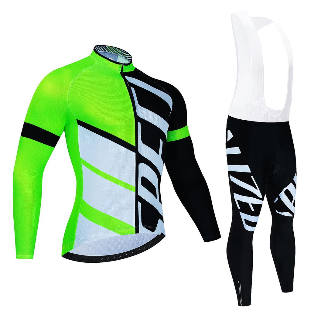Cycling Suit Long-sleeved Suit, Cycling Suit Spring and Autumn Tour De France Competition Suit