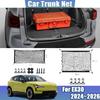 Pro Volvo EX30 2024 2025 2026 Zadní síťovaná taška do kufru do interiéru vozu Úložná síťka do kufru Černá Zadní elastická taška Balíček Autodoplňky