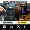 95MM Non-Slip Gear Shift Knob Manual Transmission Aluminum knurled Shifter Lever Knob Shifter Lever Knob Auto Accessories