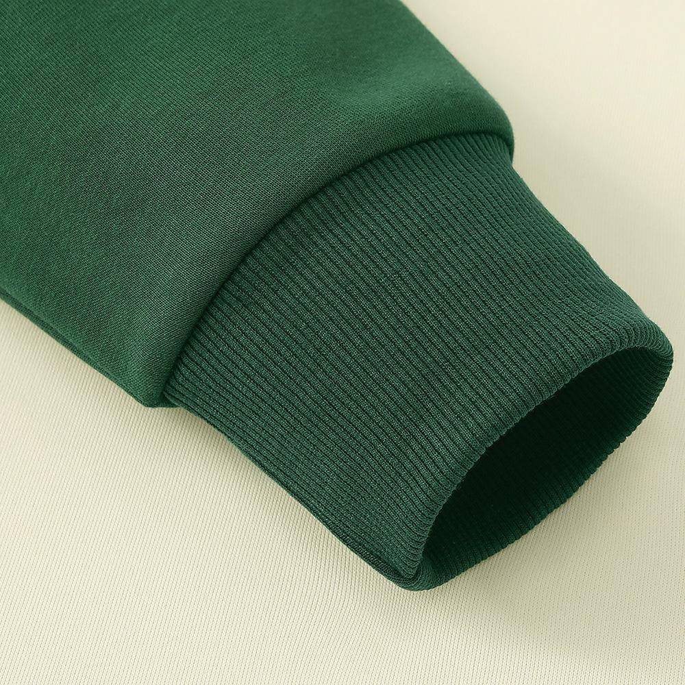 Korean Trend Unisex Loose Shoulder Sweatshirts Customized Pattern Print Men And Women Hoodie Long Sleeves O-neck Pullovers Sporty and Rich Clothing