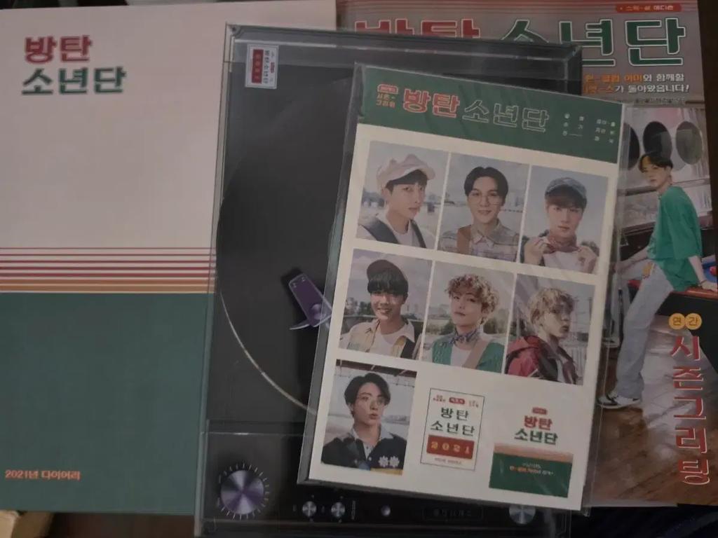 BTS (Bangtan Boys) 2021 Season's Greetings Signature Used