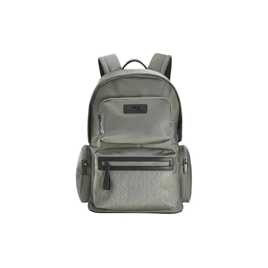 FILA Fabric Backpack Extra Small Men's Green Khaki (Unisex) Backpacks F13M428103FLK