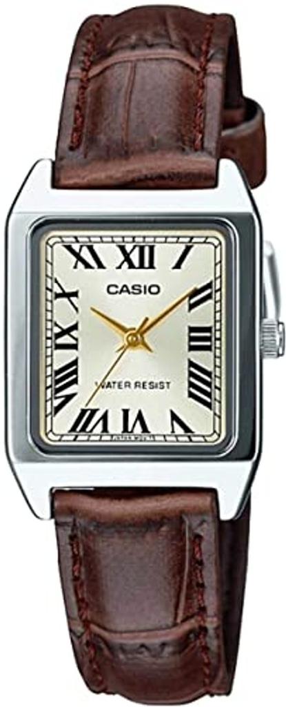 CASIO Standard Quartz Womens Watch LTP-V007L-9B Light Champagne Gold Brown Overseas Model