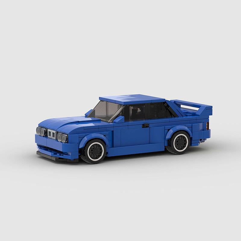 

Domestic E30 M3 Racing Car Model Building Blocks - Compatible with Lego for Children s Assembly 17×8×5.6 cm