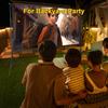 Portable Projector Screen with Stand Projection Screen Indoor Outdoor Movie Screen with Carrying Bag Fast Setup for
