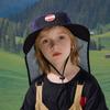 Children's Hat Summer Outdoor Travel Big Eaves Shawl Neck Protection Sunshade Sunscreen Hat Quick Drying Waterproof Breathable Bucket Hat
