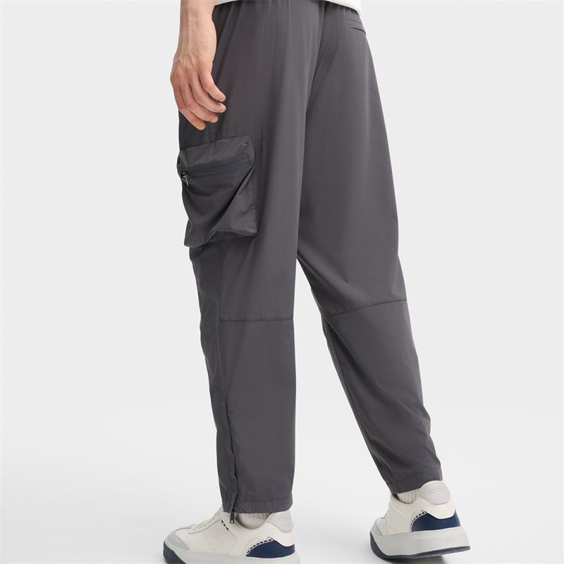 New FILA Casual Pants Men's Bamboo Charcoal Gray F11M435802FDY
