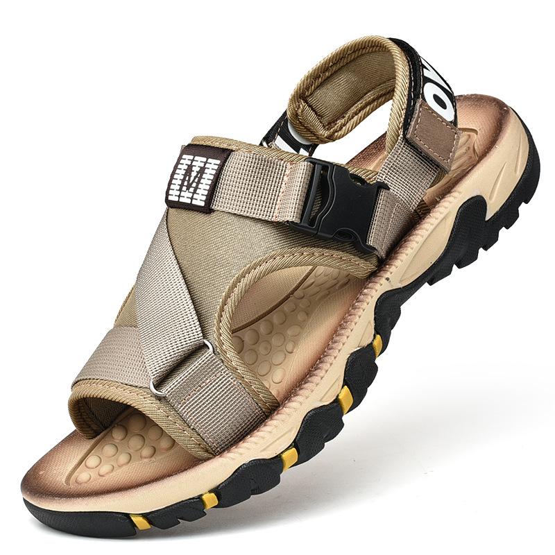 fashion Men's Sandals Summer Beach Shoes Casual Roman Shoes Outside Breathable Mens Sandals Summer Comfortable Light Sandalias Hombre