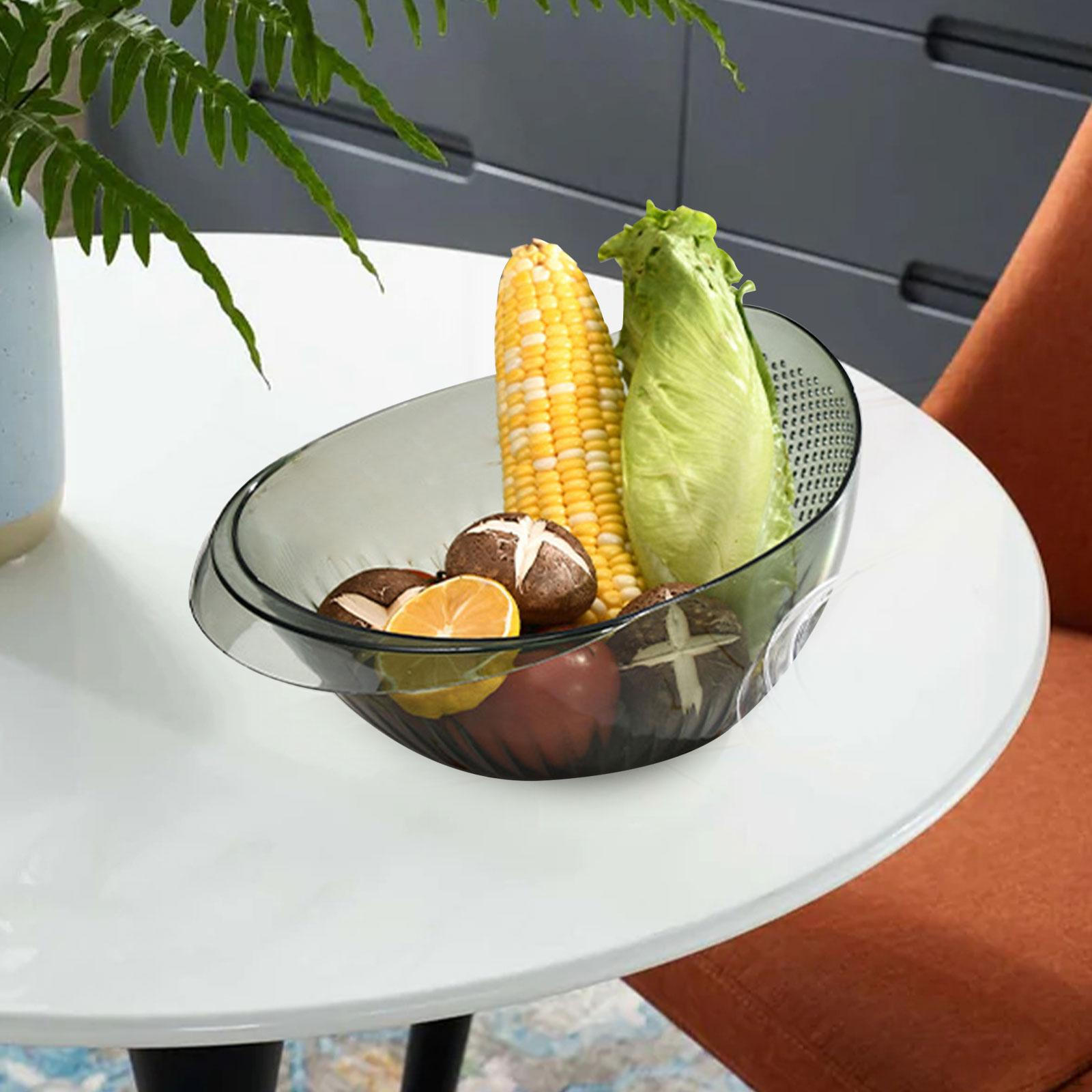 

Эффективное сито для промывки риса: Универсальный кухонный инструмент, необходимый для очистки зерна и овощей Green Large