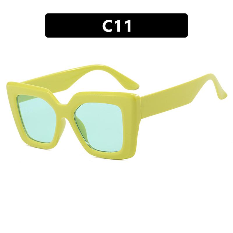 Square simple flat mirror women's new glasses frame fashion Internet celebrity ins anti-blue glasses frame